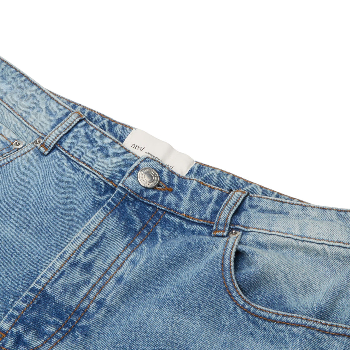AMI Paris Large Fit Jeans (Bleu used) - Image 3