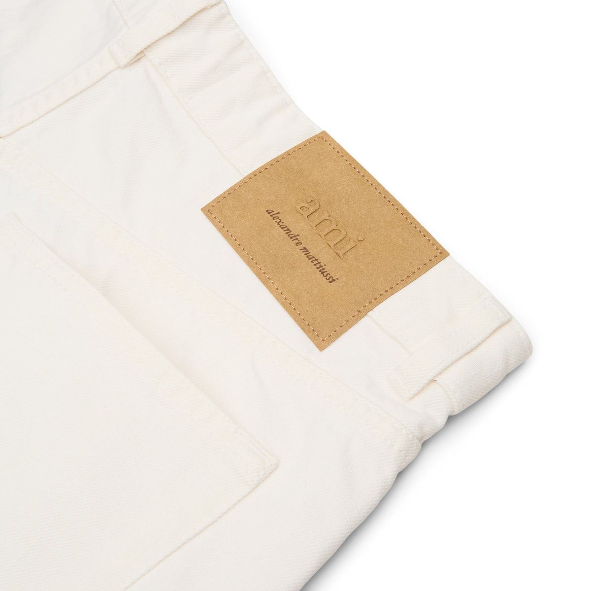 AMI Paris Large Fit Jeans (Blanc creme) - Image 4