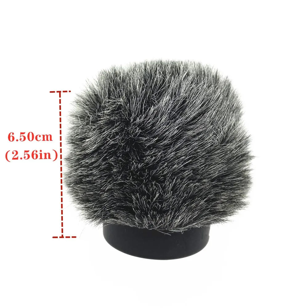 Dead Cat Slip-on Furry Windshield Cover - Grey 6.50CM