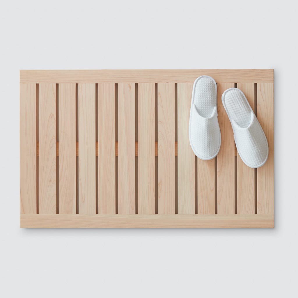 Hinoki Wood Bath Mat - Large