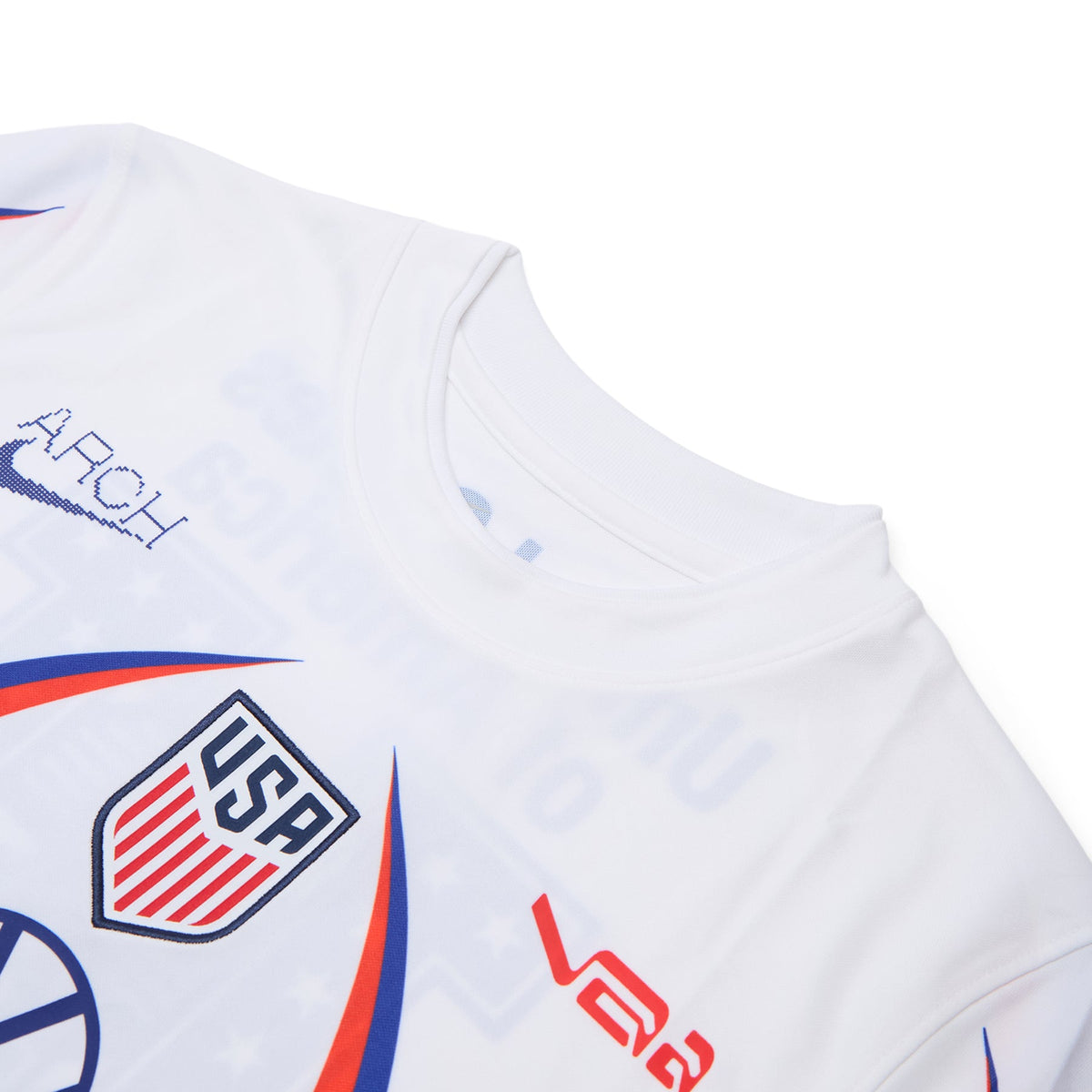 Nike x USA x VAA Women's Short-Sleeve Soccer Top (White/Deep Royal Blue) - Image 3