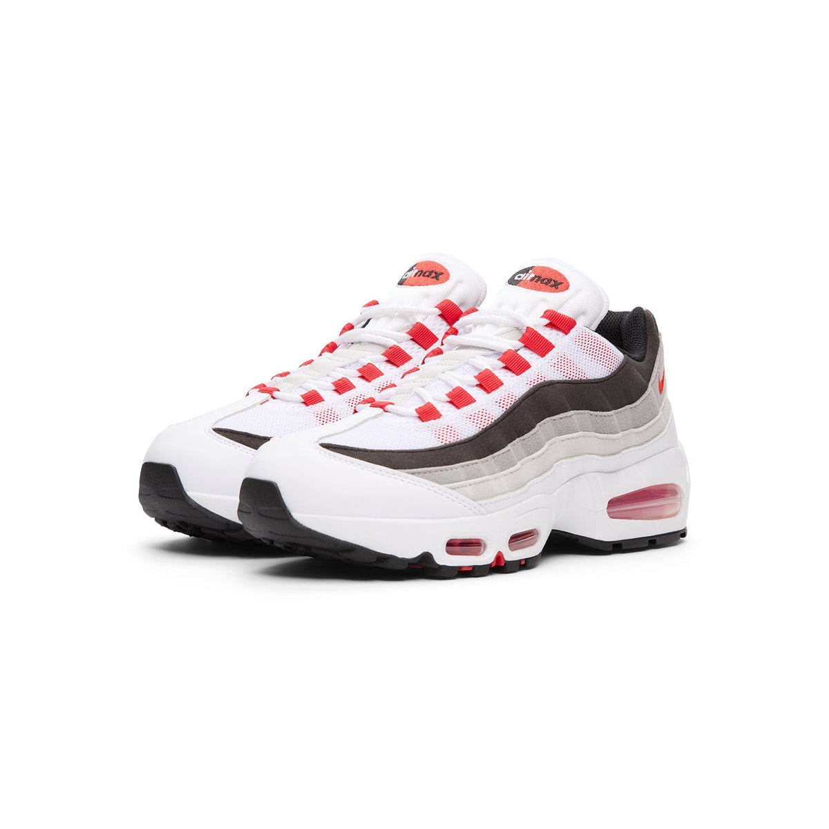 Nike Air Max 95 Big Bubble Premium (White/Comet Red-Neutral Grey-Medium Grey) - Image 3
