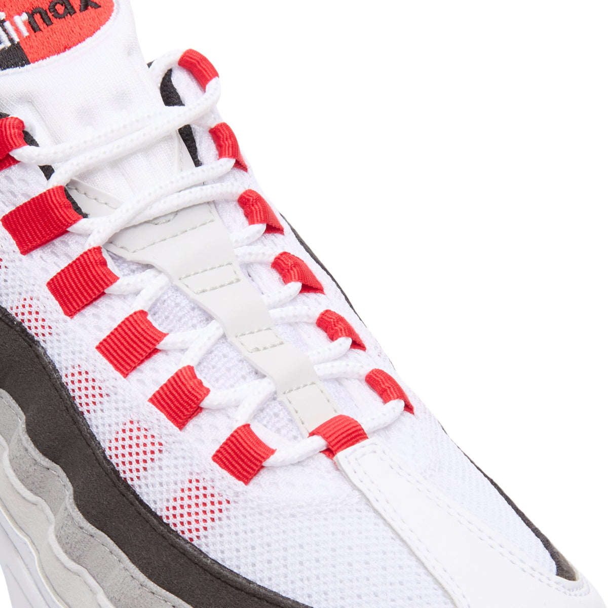 Nike Air Max 95 Big Bubble Premium (White/Comet Red-Neutral Grey-Medium Grey) - Image 7