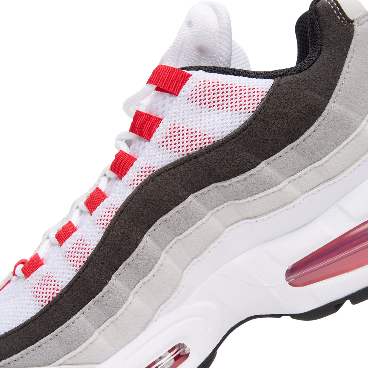Nike Air Max 95 Big Bubble Premium (White/Comet Red-Neutral Grey-Medium Grey) - Image 8
