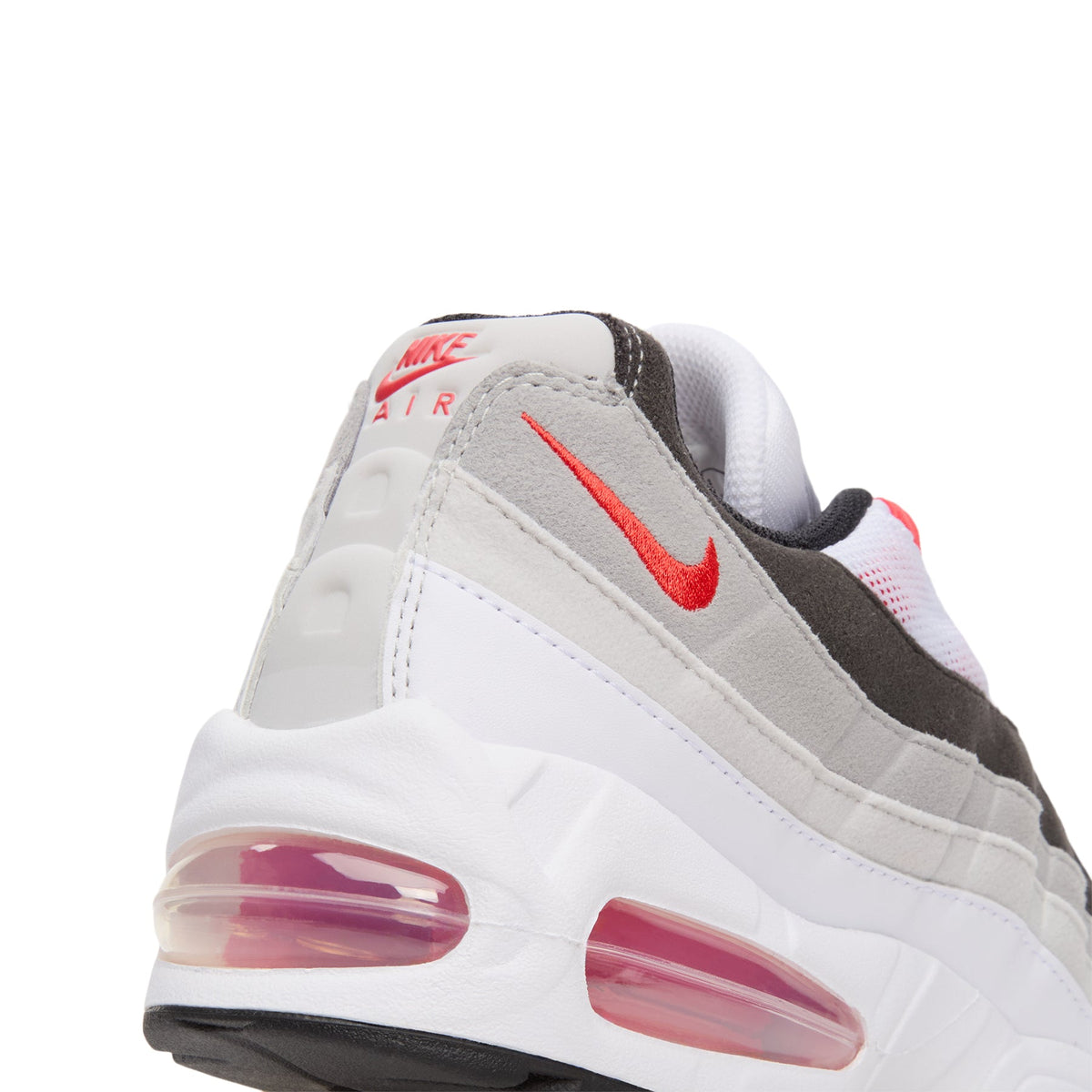 Nike Air Max 95 Big Bubble Premium (White/Comet Red-Neutral Grey-Medium Grey) - Image 9