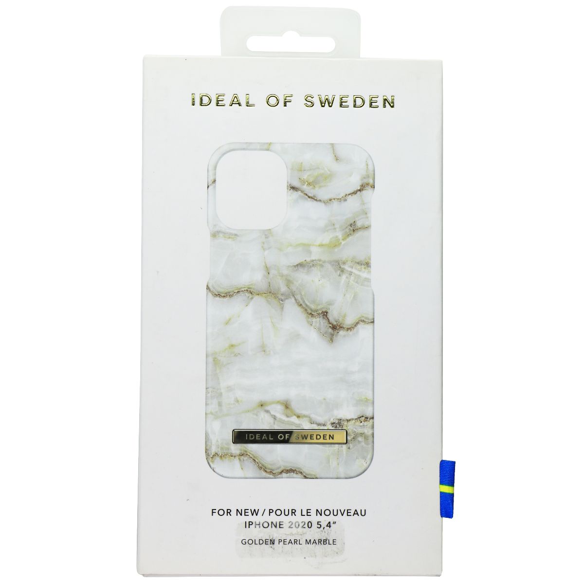 iDeal of Sweden Hard Case for Apple iPhone 12 mini - Golden Pearl Marble - New