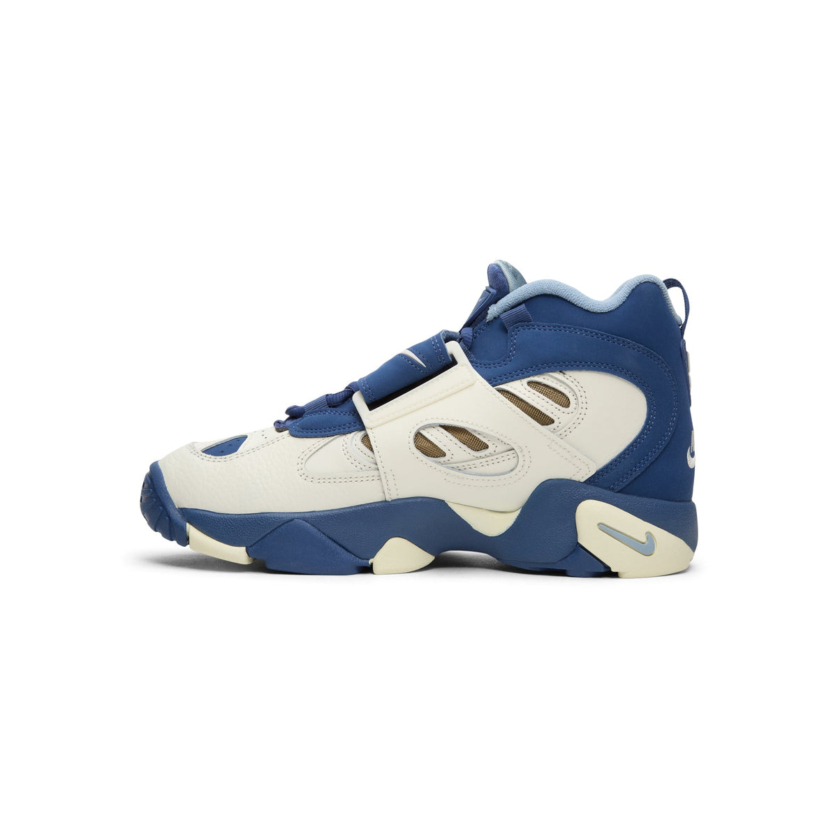 Nike Air Diamond Turf II (Sail/Mystic Navy-Blue Grey-Metallic Gold) - Image 2