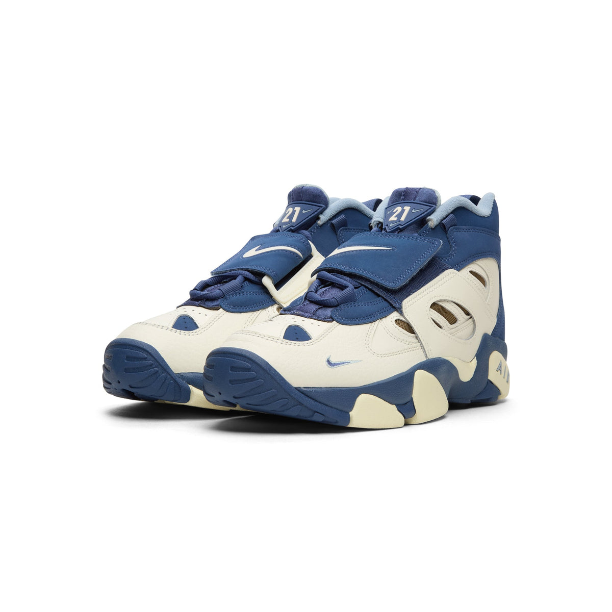 Nike Air Diamond Turf II (Sail/Mystic Navy-Blue Grey-Metallic Gold) - Image 3