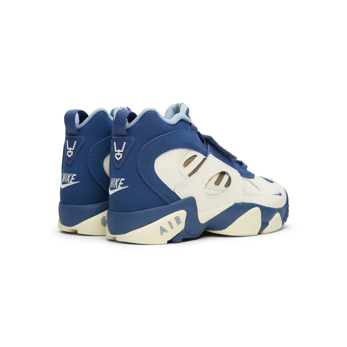 Nike Air Diamond Turf II (Sail/Mystic Navy-Blue Grey-Metallic Gold) - Image 4