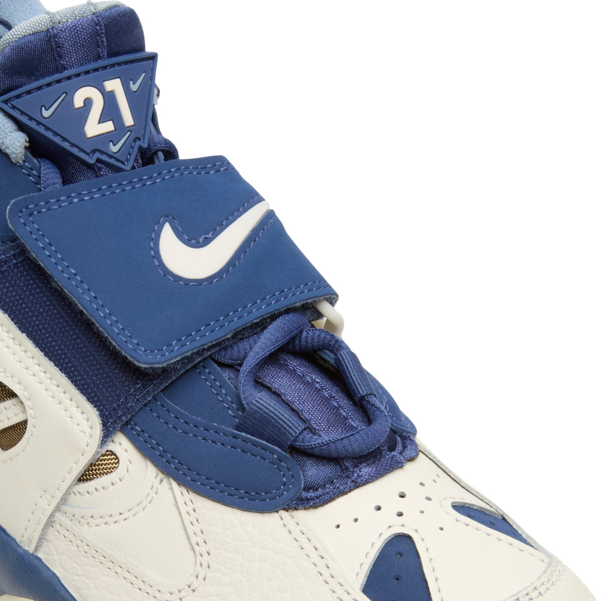 Nike Air Diamond Turf II (Sail/Mystic Navy-Blue Grey-Metallic Gold) - Image 7