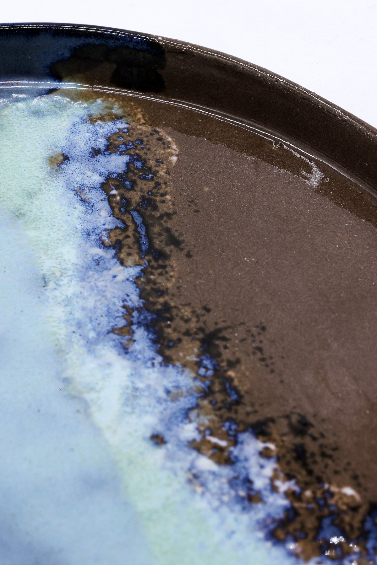 23 cm Seabrook Smoked Grey Large Stoneware Handmade Ceramic Dinner Plate - Image 2