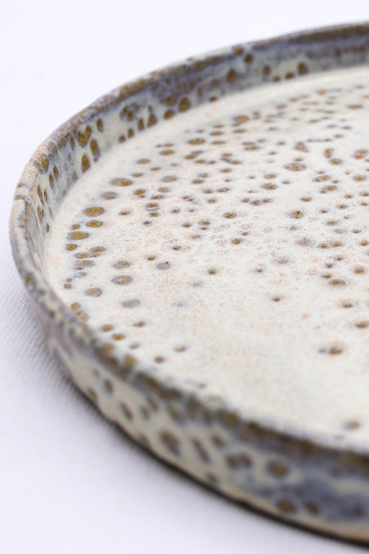 23 cm Saltfoam Stoneware Handmade Ceramic Dinner Plate - Image 2
