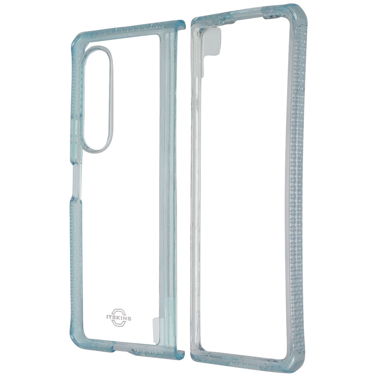 ITSKINS Hybrid R // Clear Case for Samsung Galaxy Z Fold3 5G - Light Blue/Clear - New