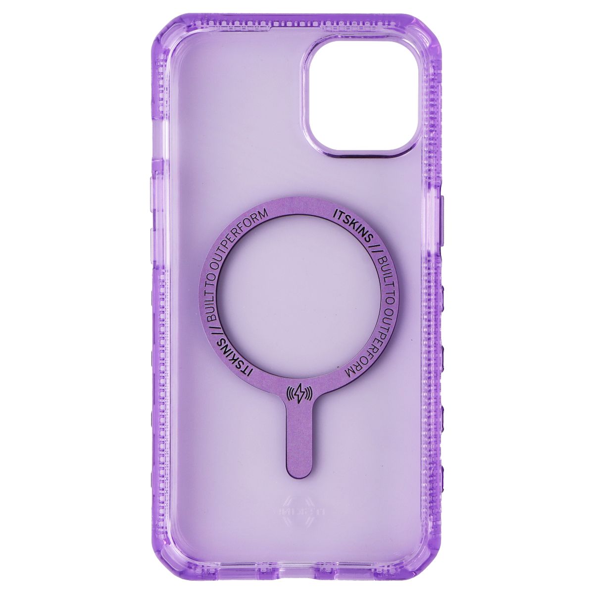 ITSKINS Supreme // Clear Case for MagSafe for Apple iPhone 13 - Purple - New - Image 3