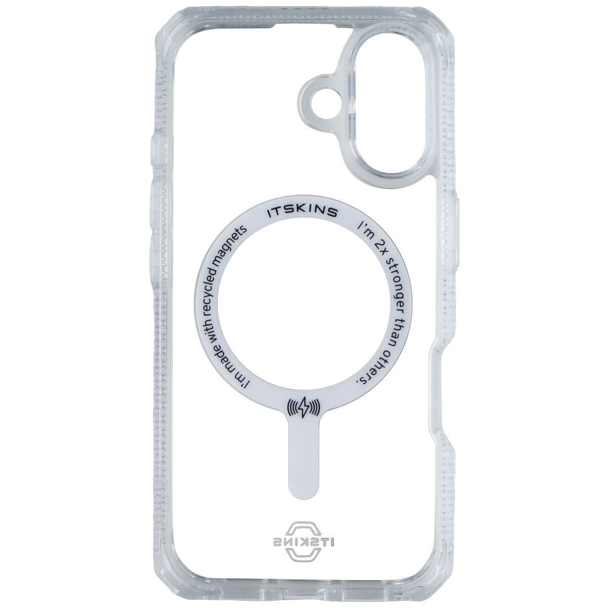 ITSKINS Hybrid_R // Mood Case for MagSafe for Apple iPhone 16 - Clear / Purple - New - Image 5
