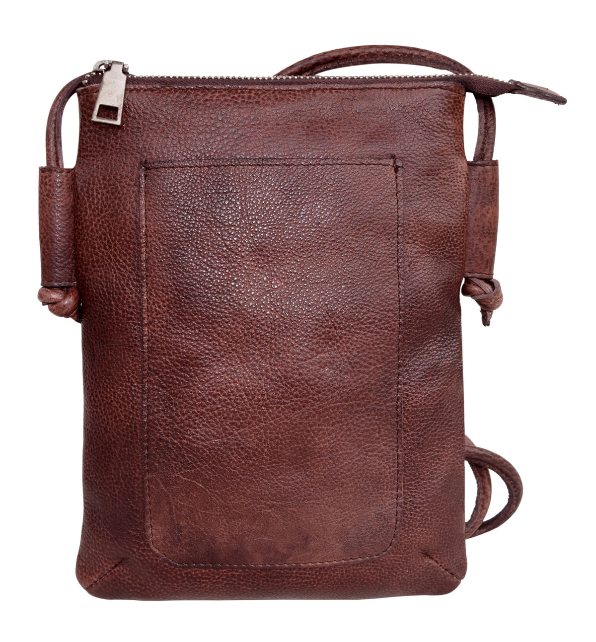 Miller Leather Crossbody Bag - Brown