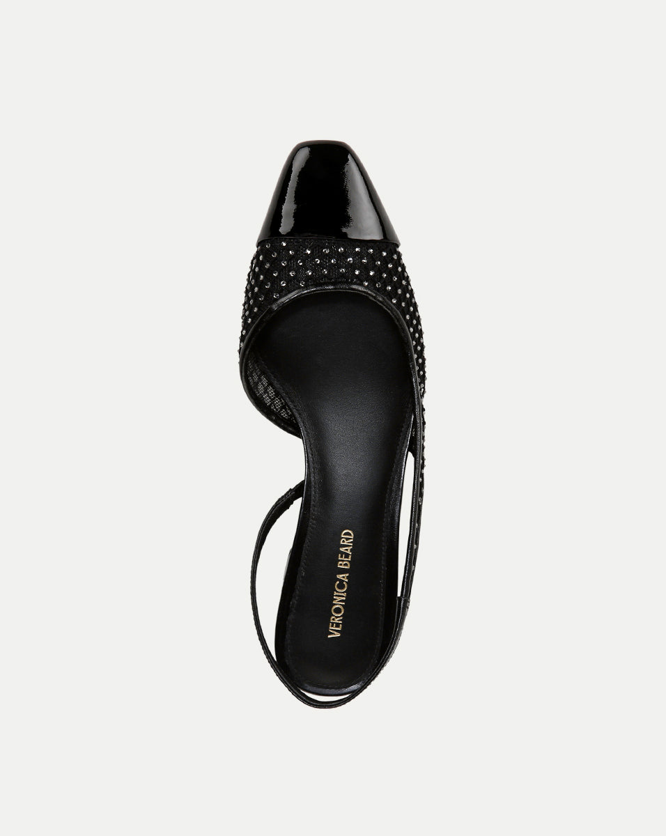 Cecile Rhinestone Mesh Cap-Toe Slingback - Image 3