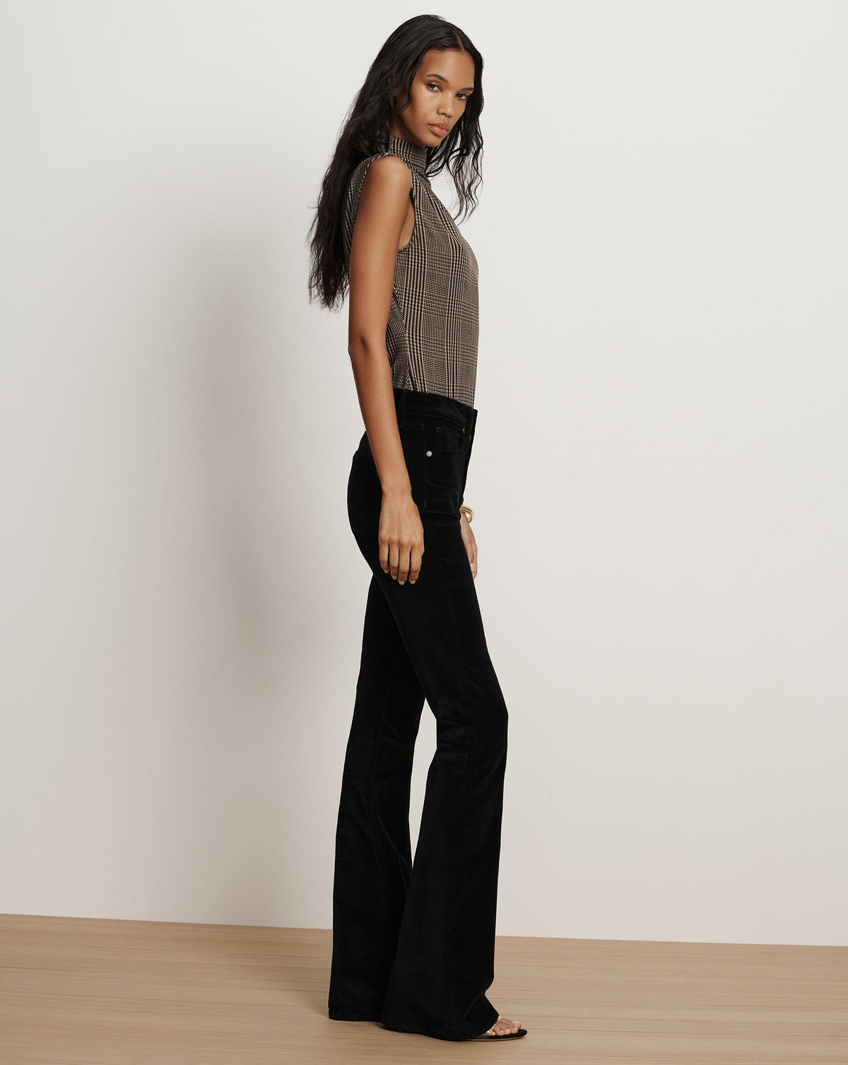 Beverly Velvet Skinny-Flare Pant - Image 3