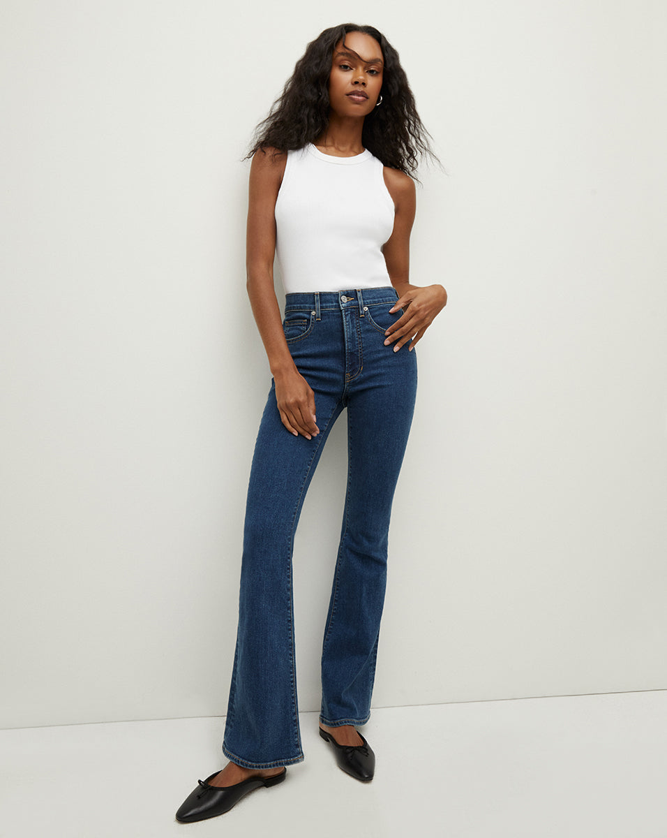 Beverly Loafer Length Skinny-Flare Jean - Image 3