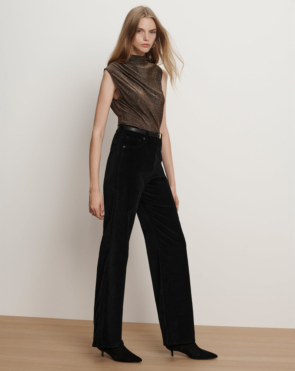 Taylor Velvet Wide-Leg Pant - Image 3