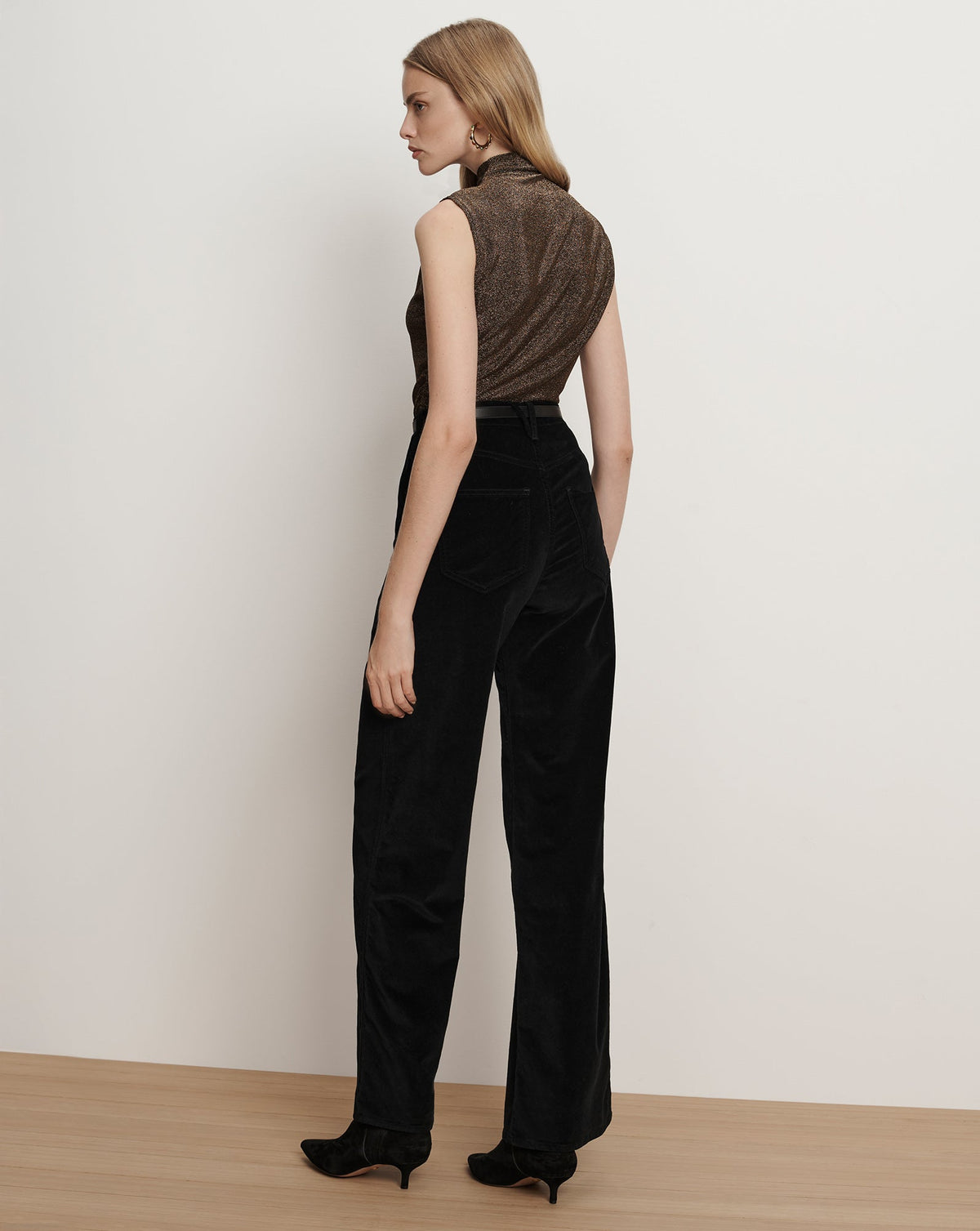 Taylor Velvet Wide-Leg Pant - Image 5