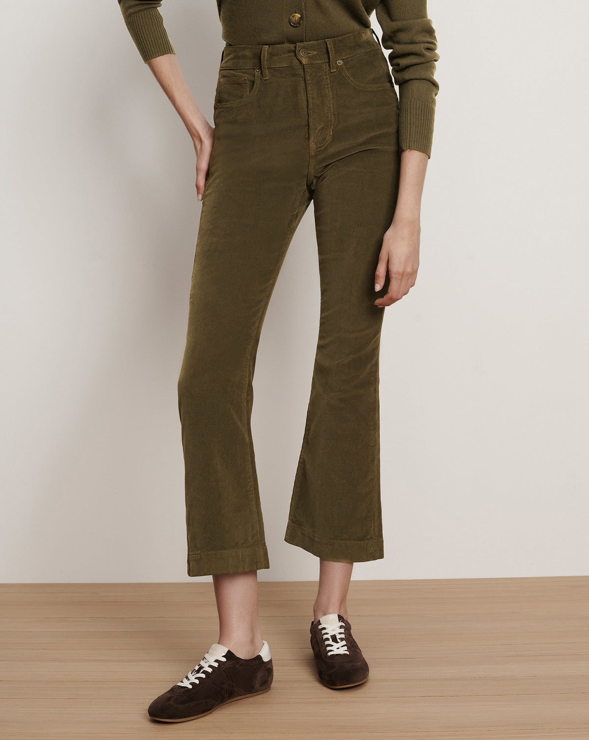 Carson Corduroy Kick-Flare Pant - Image 2