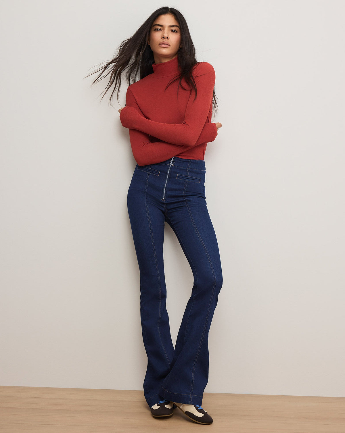 Beverly Skinny-Flare Trouser Jean