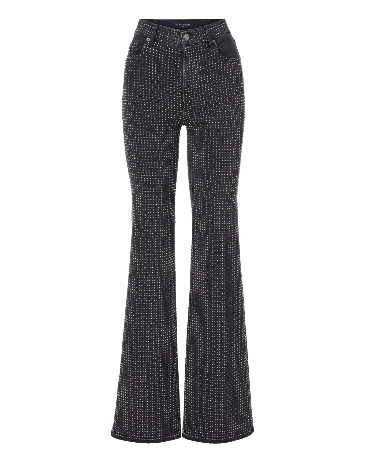 Crosbie Rhinestone Slim Wide-Leg Jean - Image 7