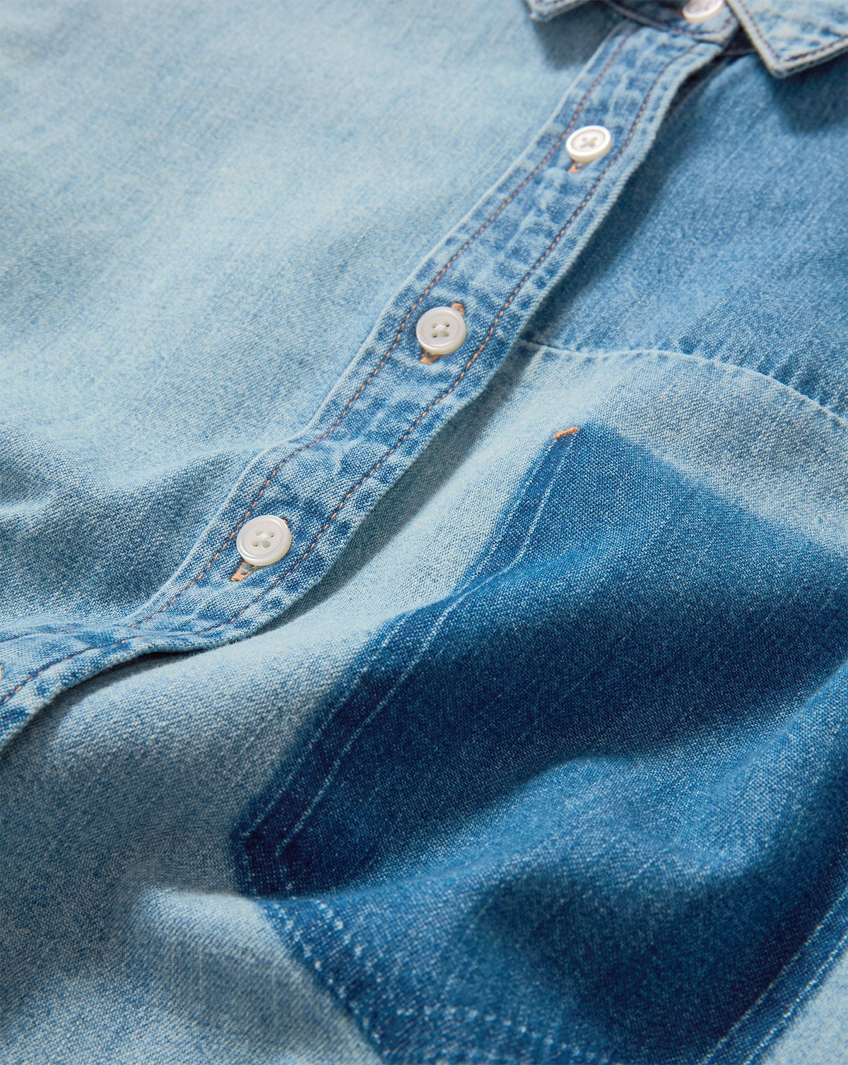 Dalma Denim Button-Down Shirt - Image 3