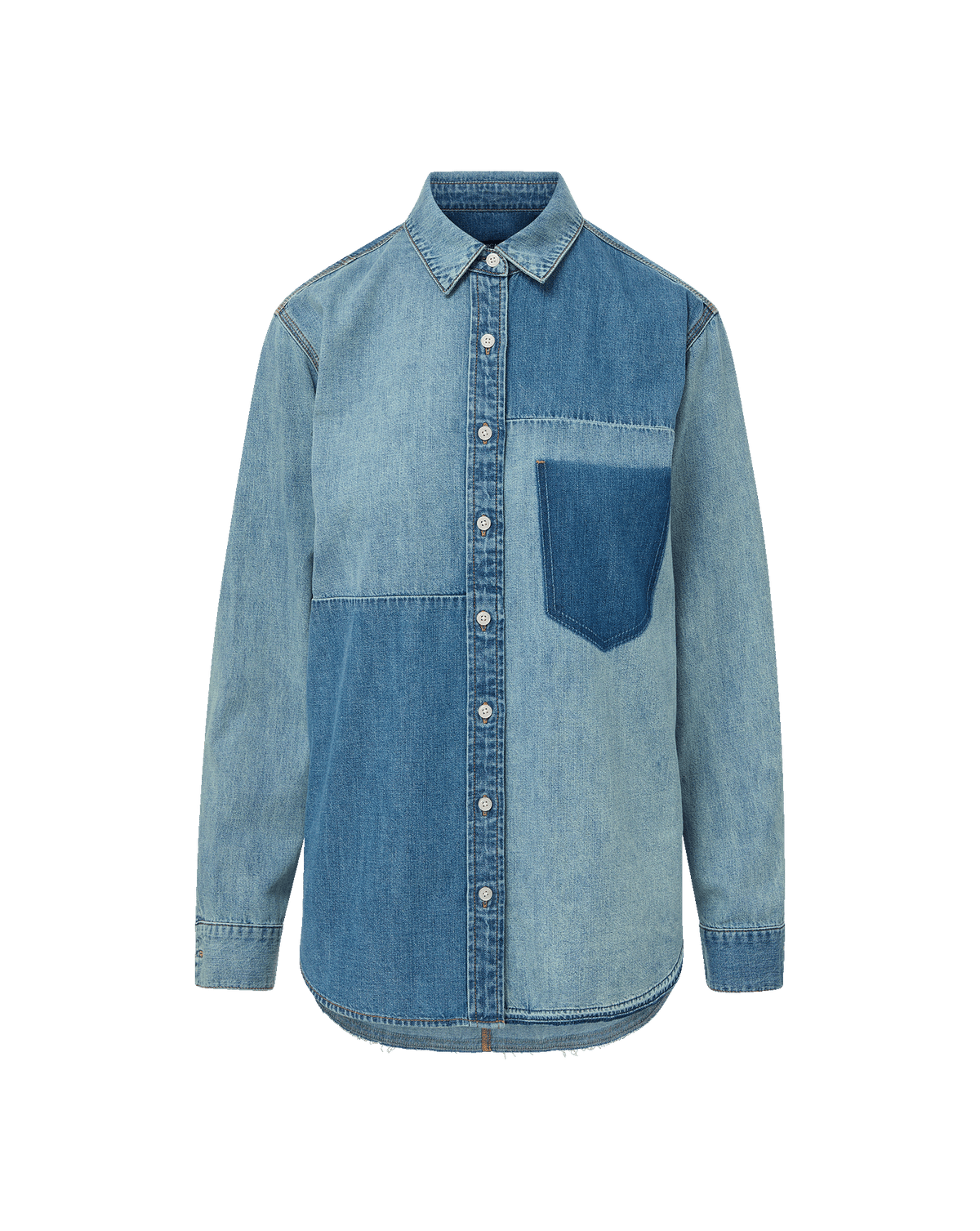 Dalma Denim Button-Down Shirt - Image 5