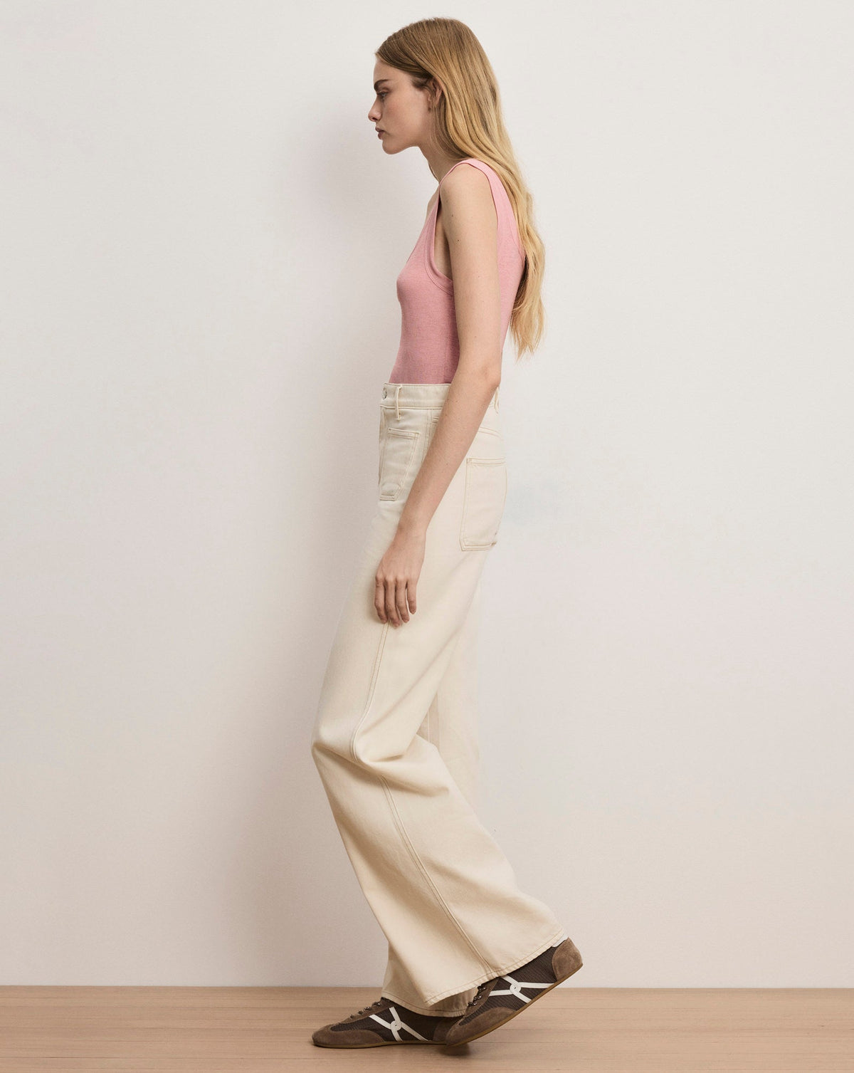 Kasey Patch-Pocket Wide-Leg Jean - Image 3