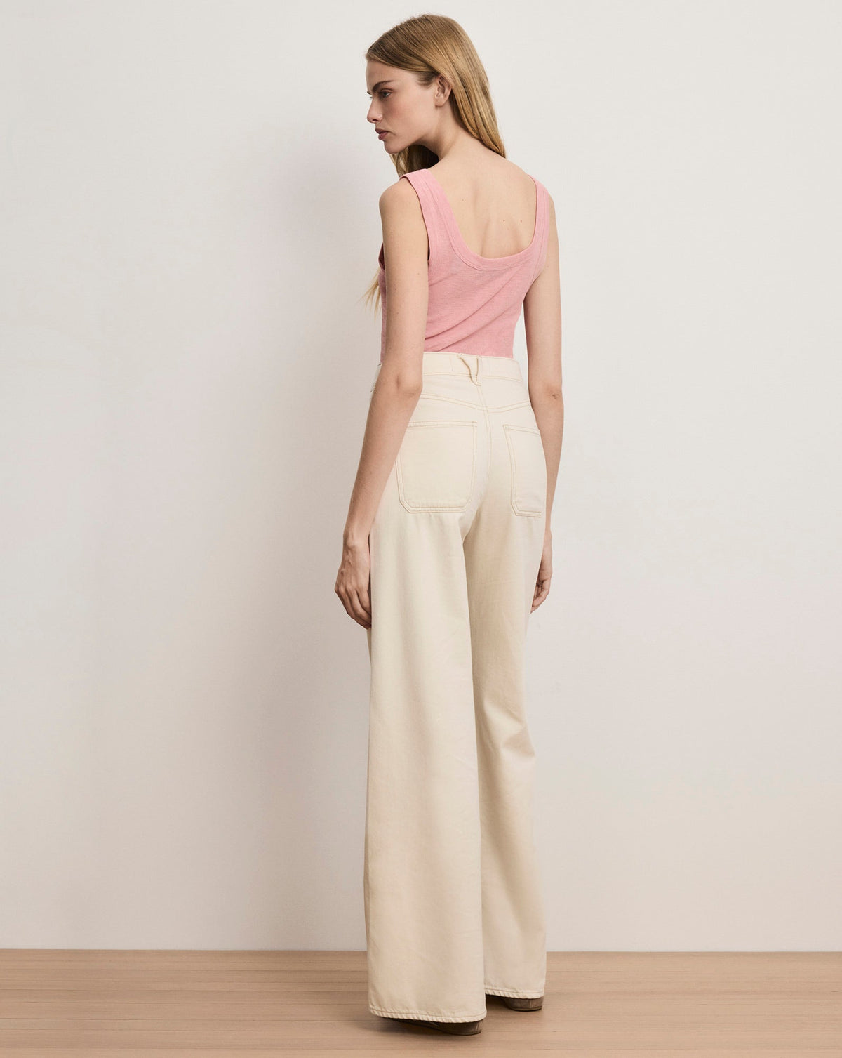 Kasey Patch-Pocket Wide-Leg Jean - Image 5