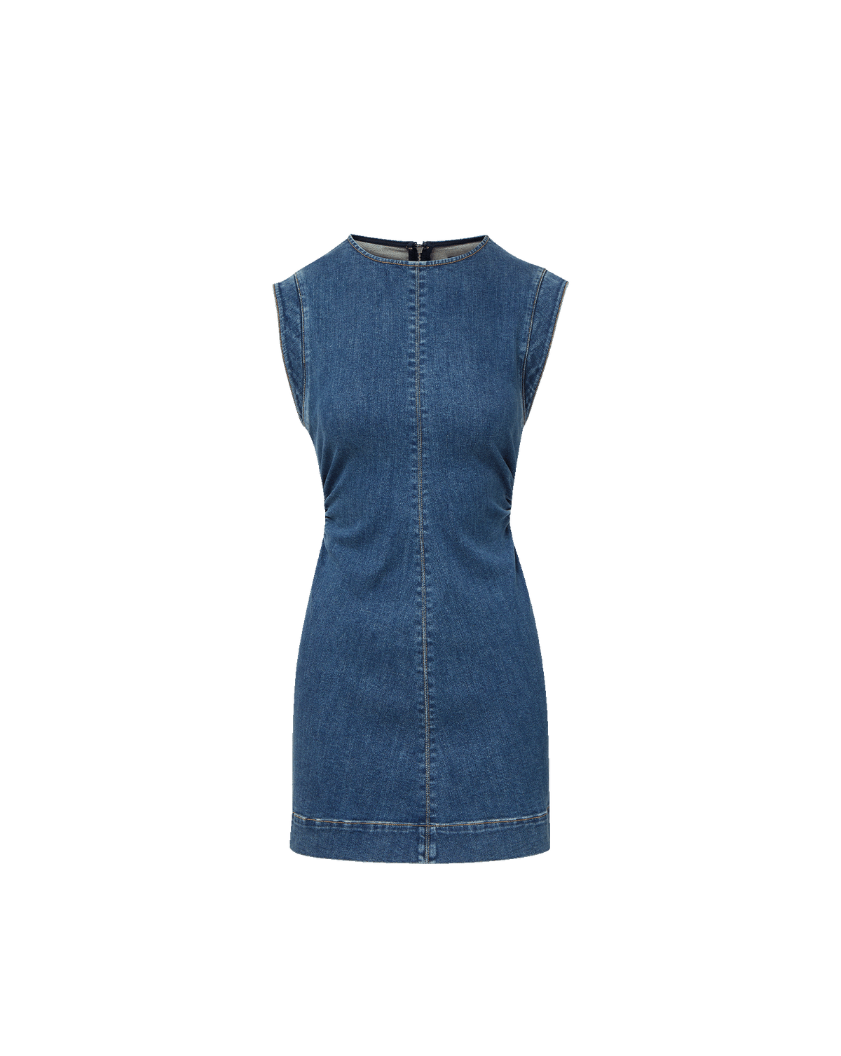 Imara Denim Mini Dress - Image 6