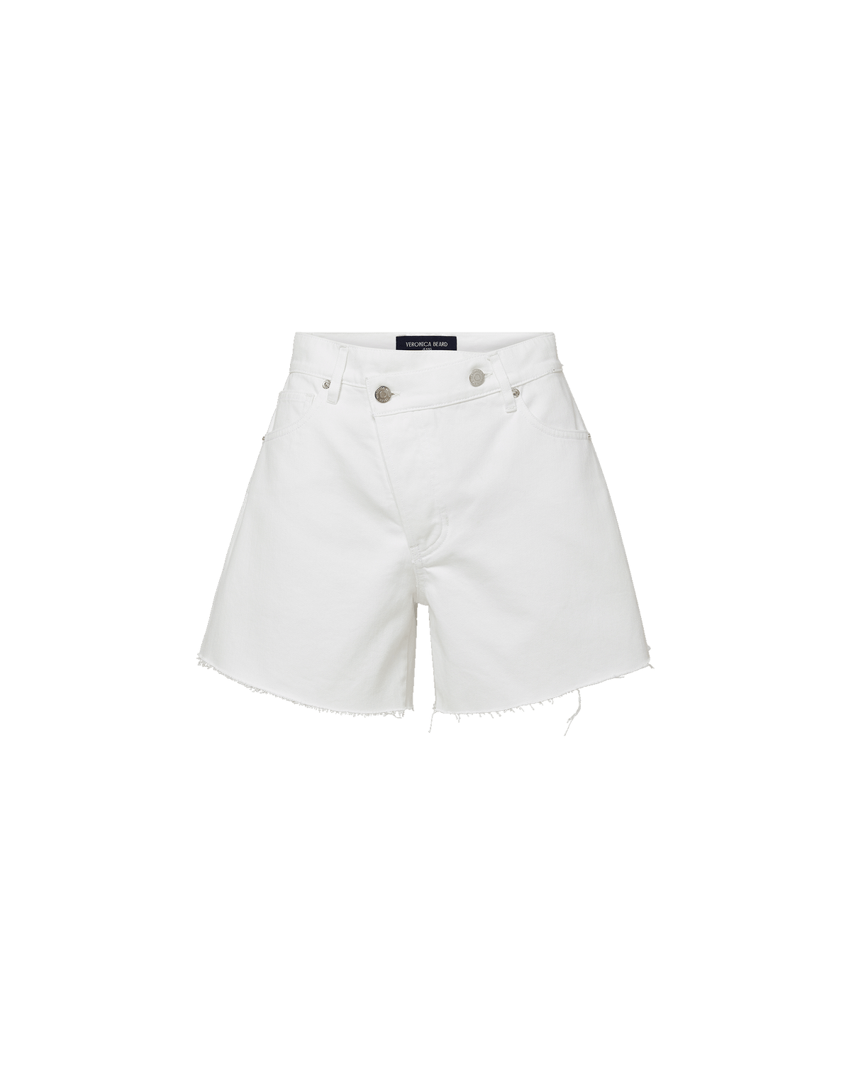 Ellis Crossover-Waistband Denim Short - Image 7