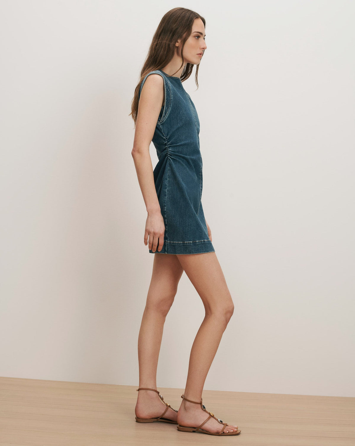 Imara Denim Mini Dress - Image 3