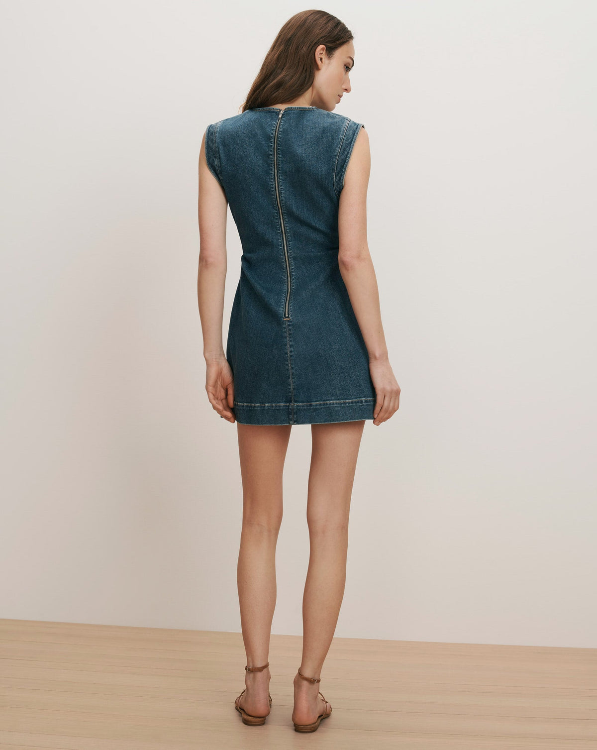 Imara Denim Mini Dress - Image 5