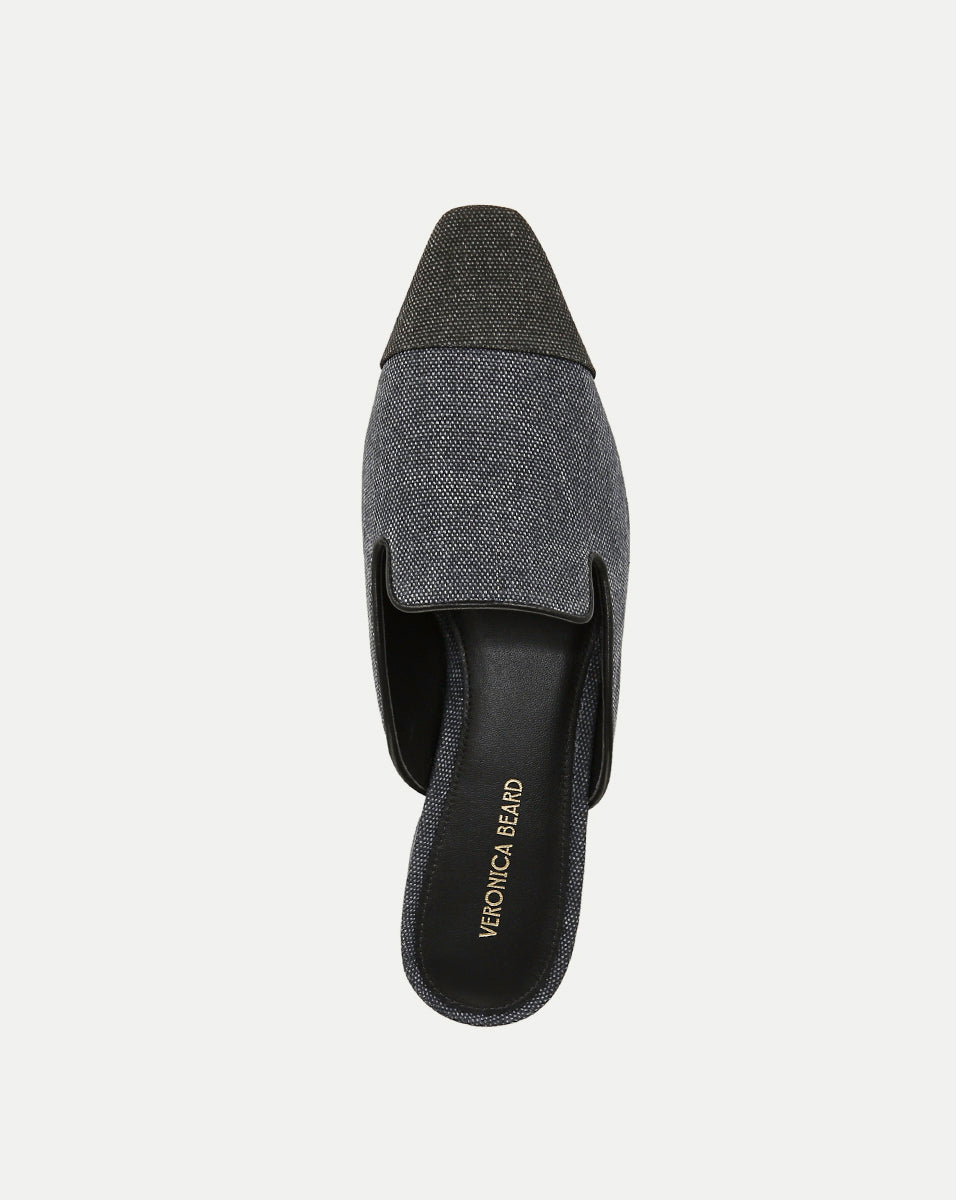 Cecile Denim Cap-Toe Mule - Image 3