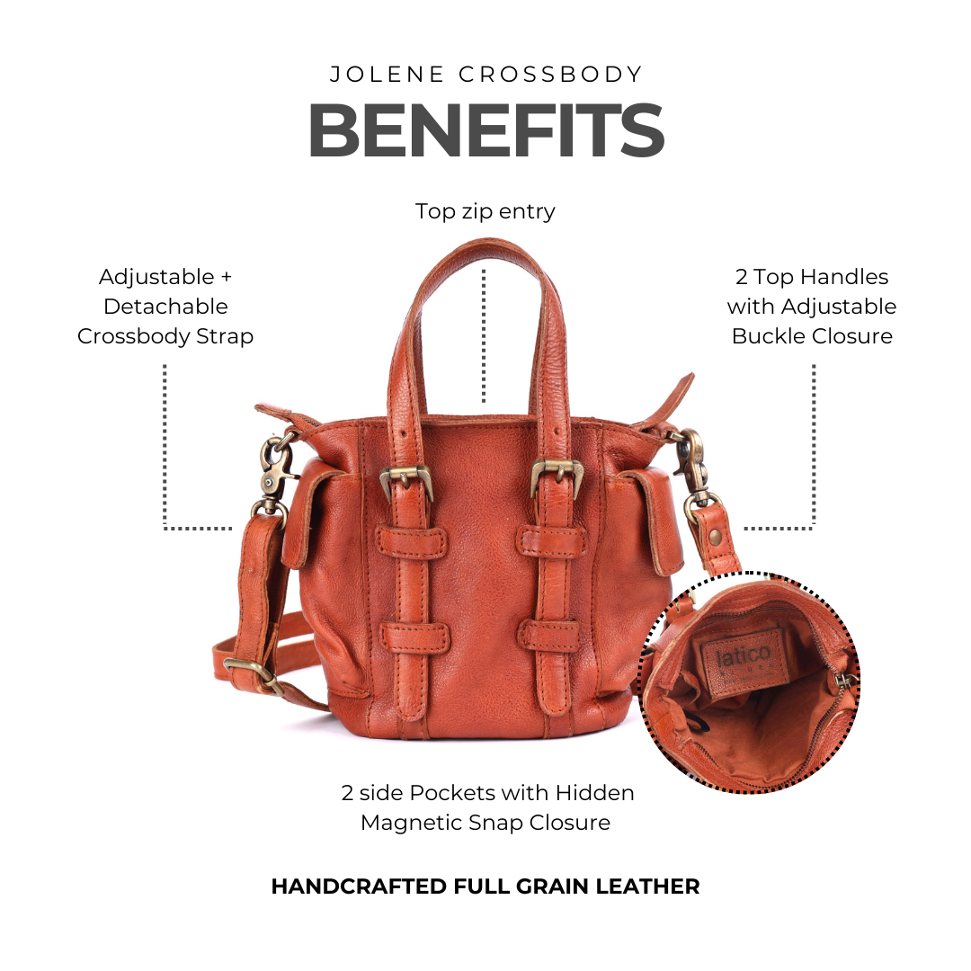 Jolene Leather Crossbody Bag - Image 5