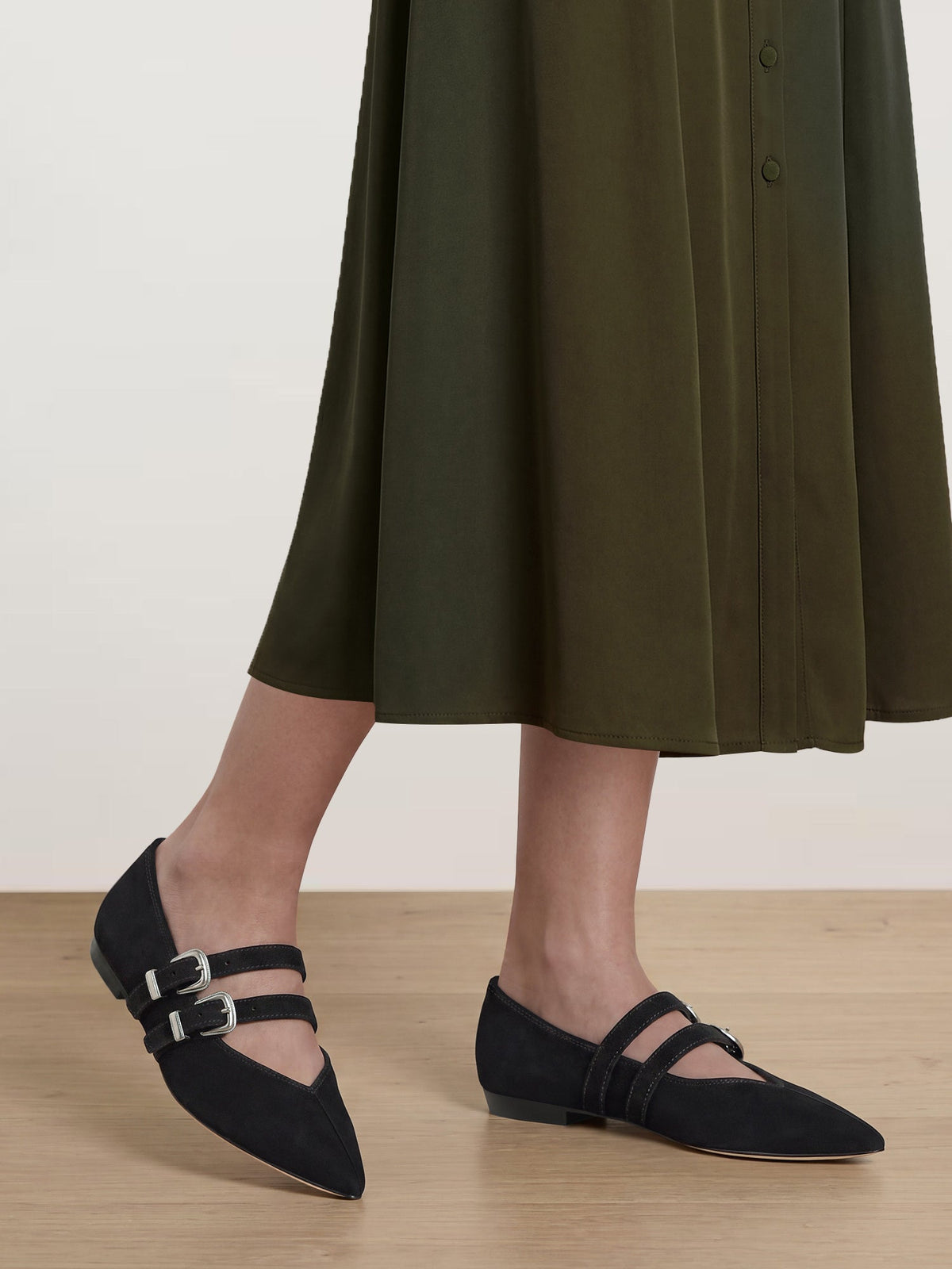 Bancroft Suede Mary Jane Flat - Image 2