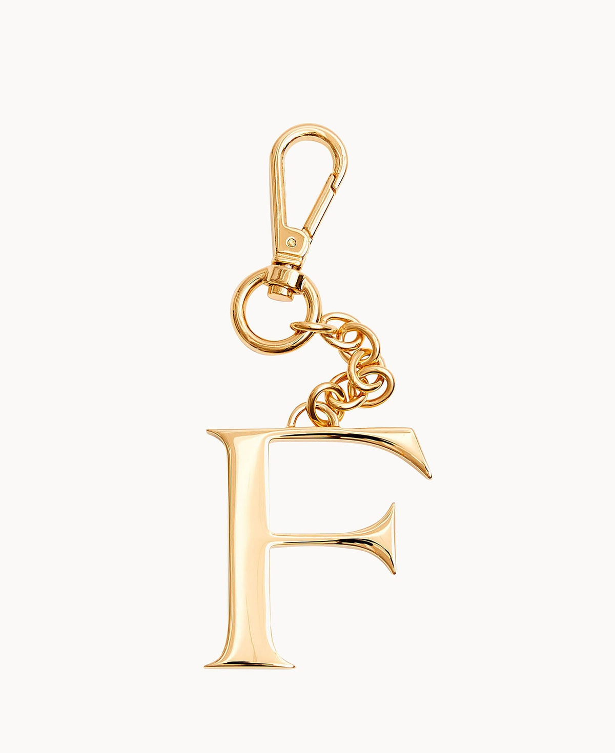 Monogram Pendant Key Chain - F