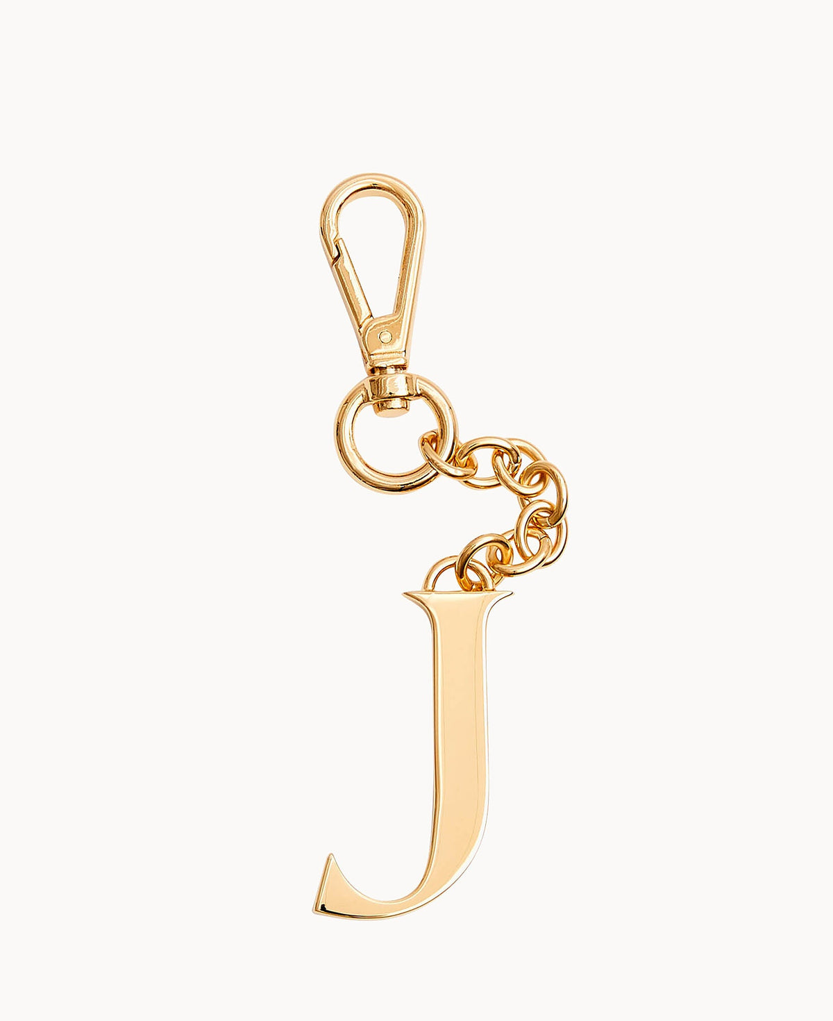 Monogram Pendant Key Chain - J
