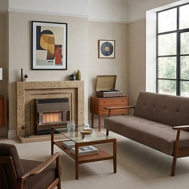 Oslo Mid-Century Modern Tufted Sofa Bed - Oatmeal - Image 5