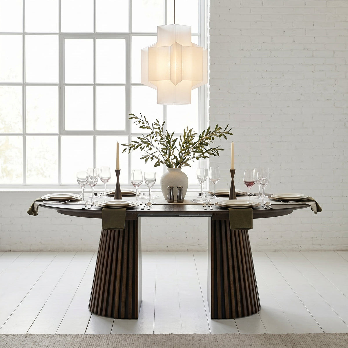 Kanso Round Extendable Dining Table - Image 3