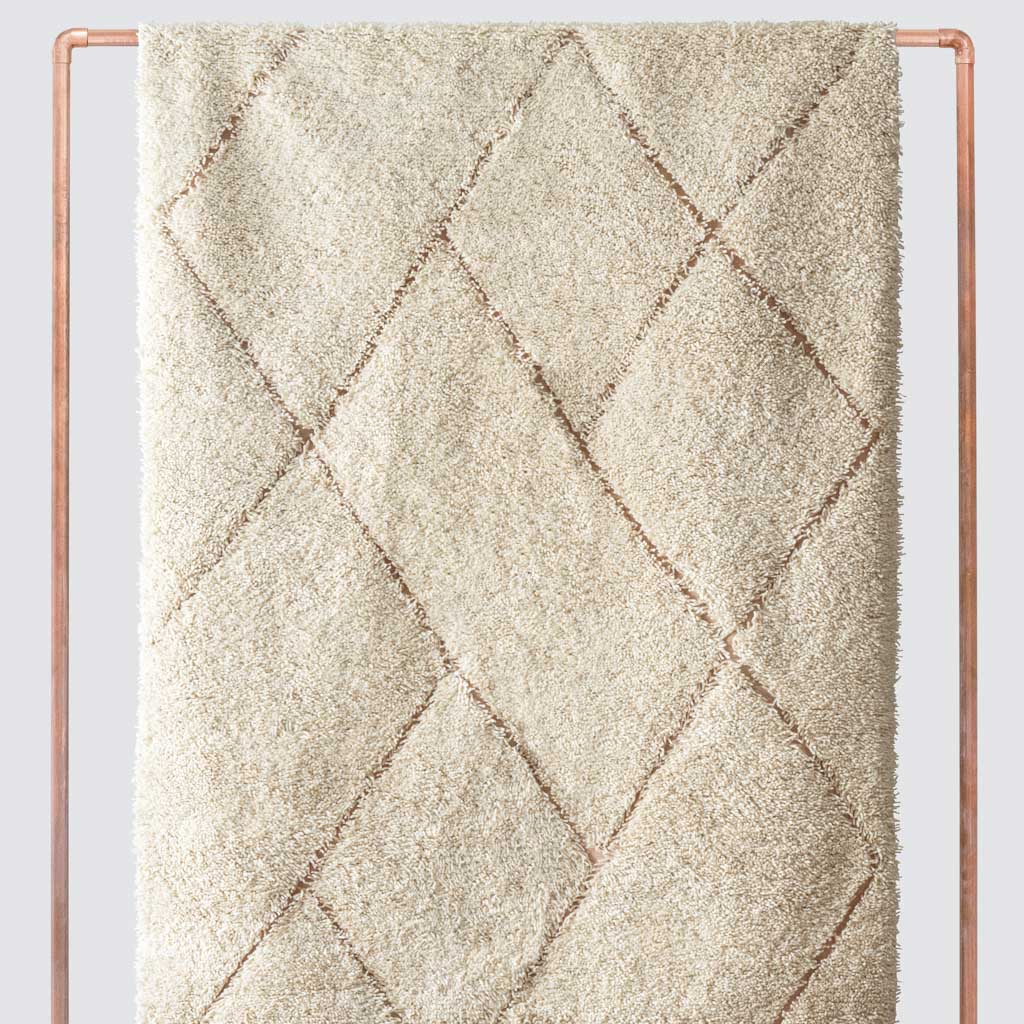 Khalida Hand-Knotted Beni Ourain Area Rug