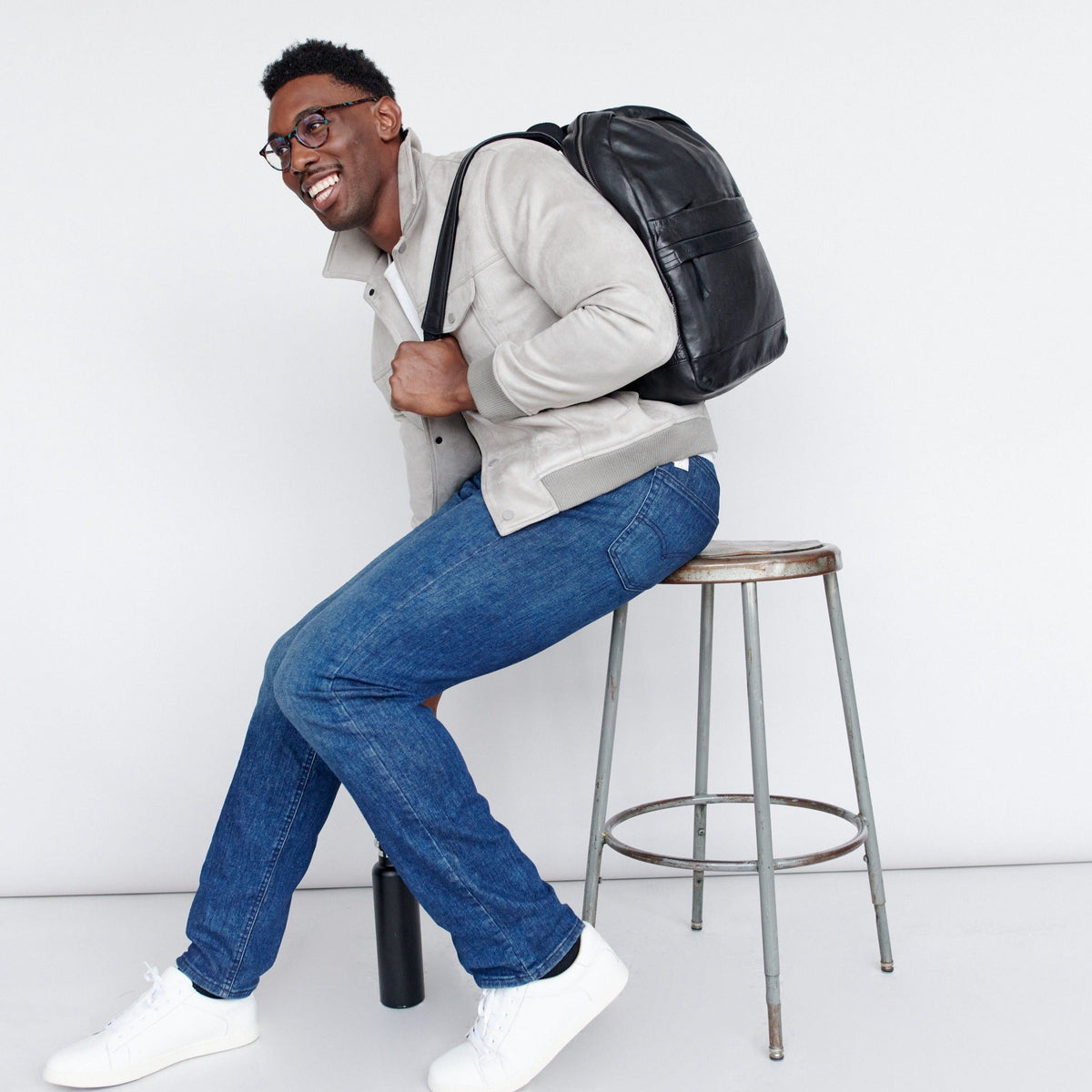 Sheldon Leather Backpack - Image 10