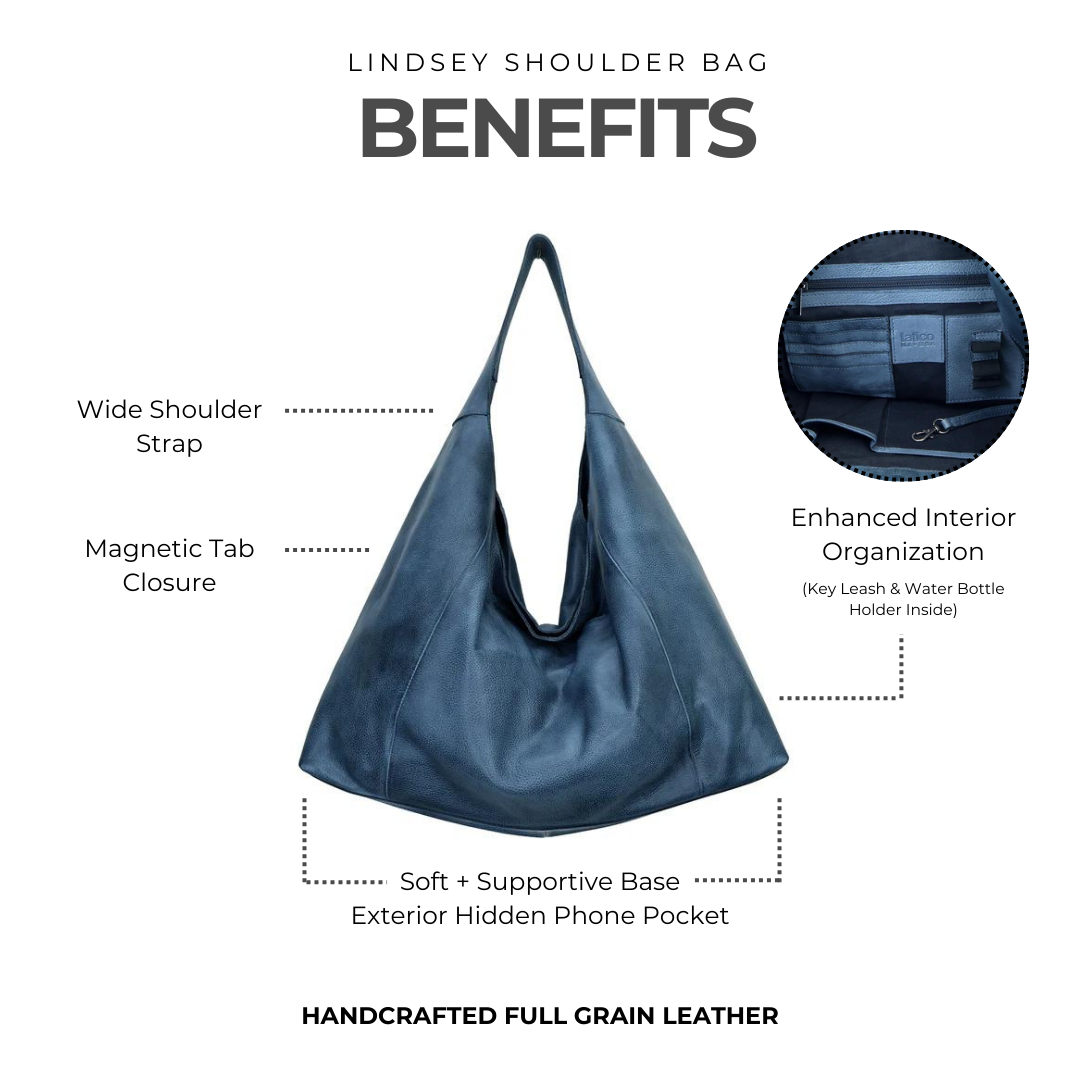 Lindsey Leather Tote Bag - Image 12