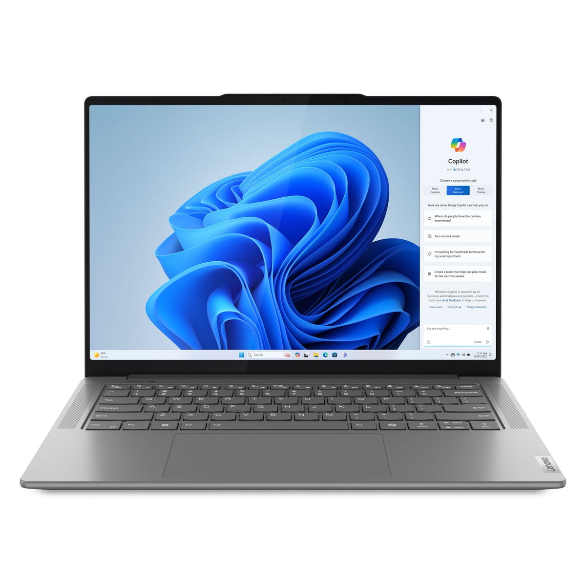 Lenovo Yoga Pro 7 14AHP9 – 14.5" WQXGA Touch – AMD Ryzen 7 8845HS – 16GB RAM – NVIDIA GeForce RTX 3050 – 1TB SSD – Gray