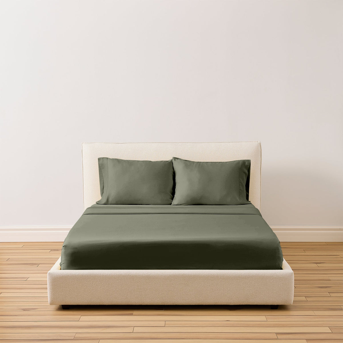 Breeze Fitted Sheet - Moss