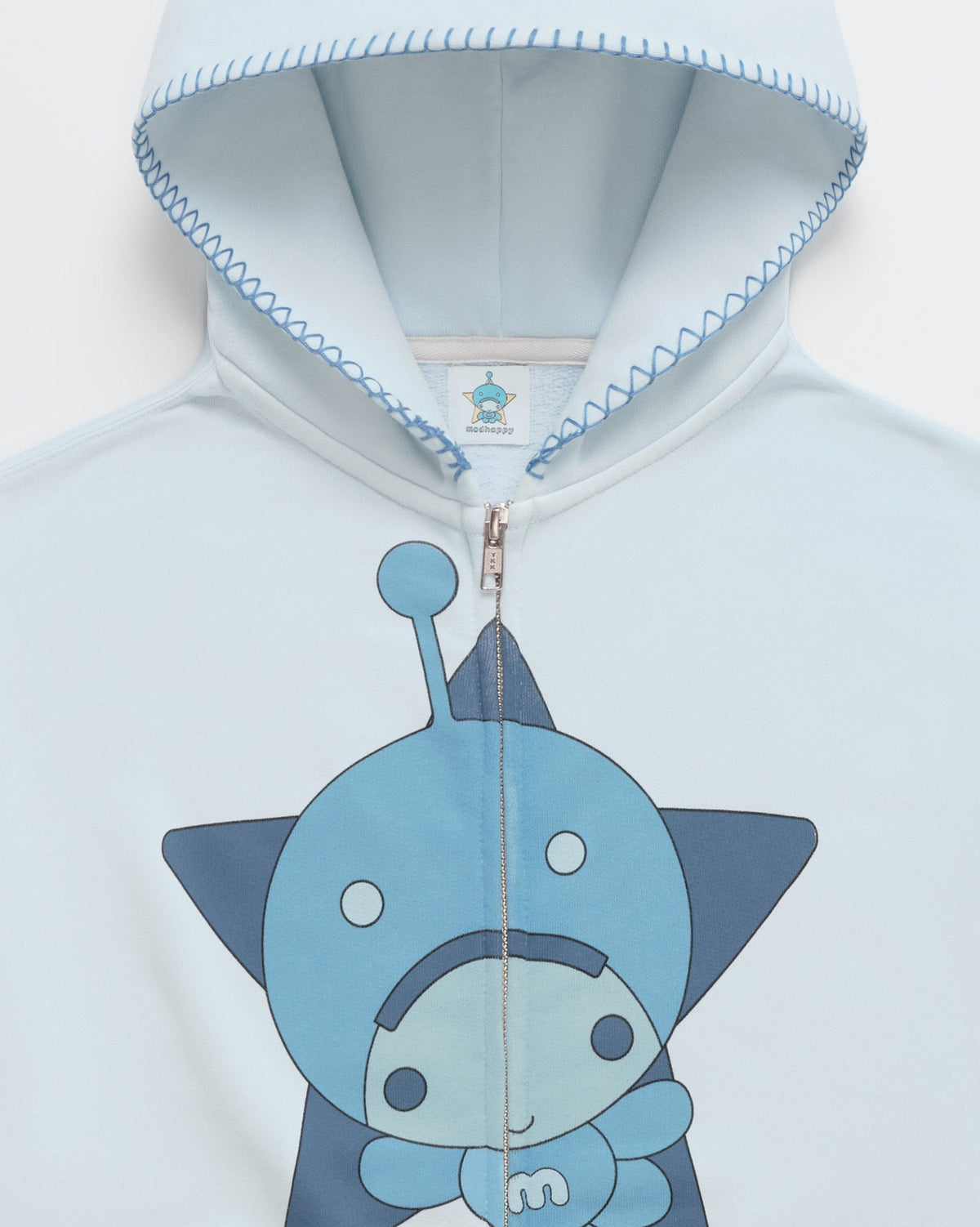 Madhappy & Friends Madhappy Midweight Fleece Zip Up - Image 2