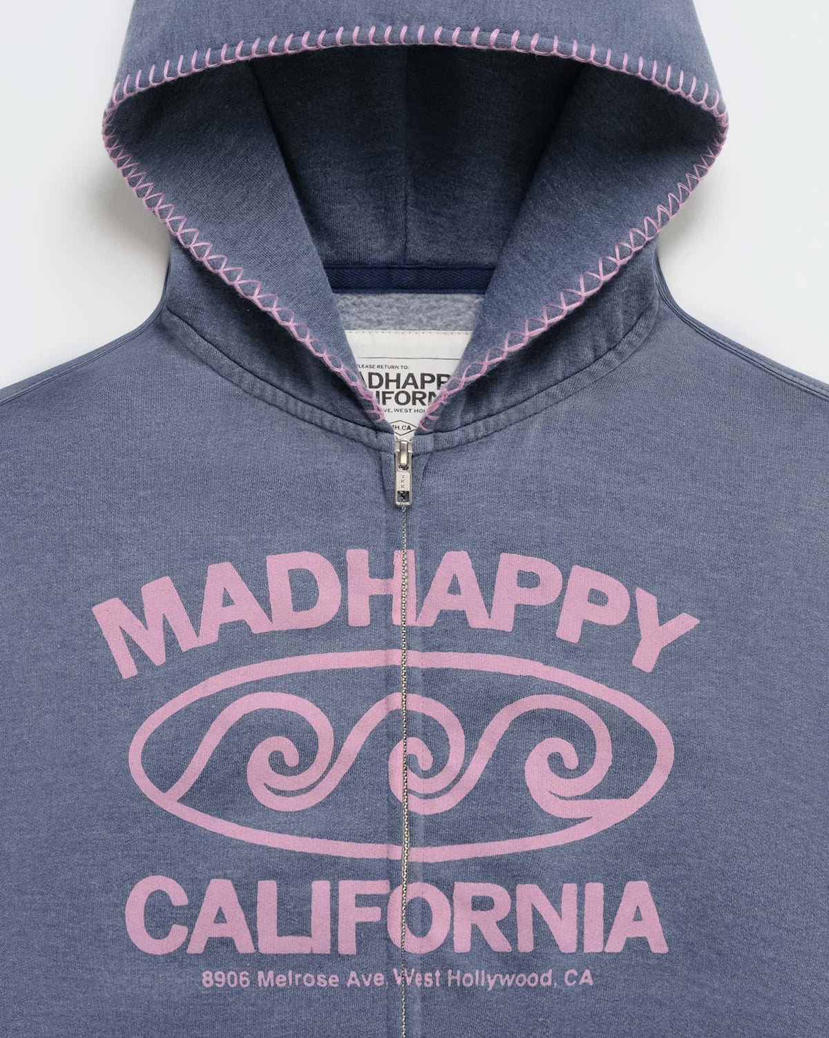 Madhappy California Lightweight Fleece Zip Up - Image 2